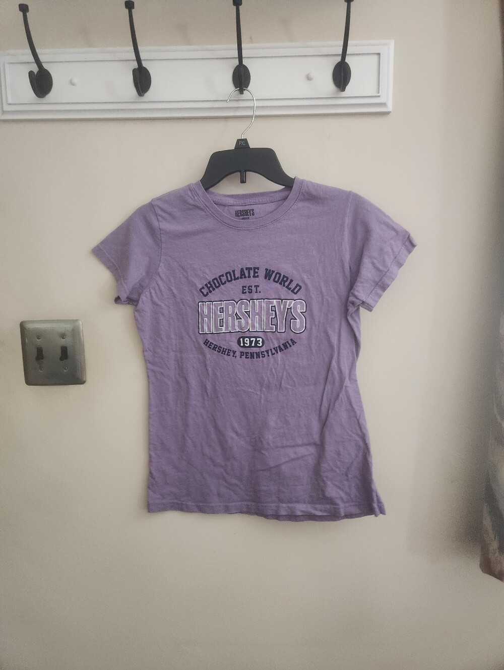 🎉 Hershey's Chocolate World Purple Tee